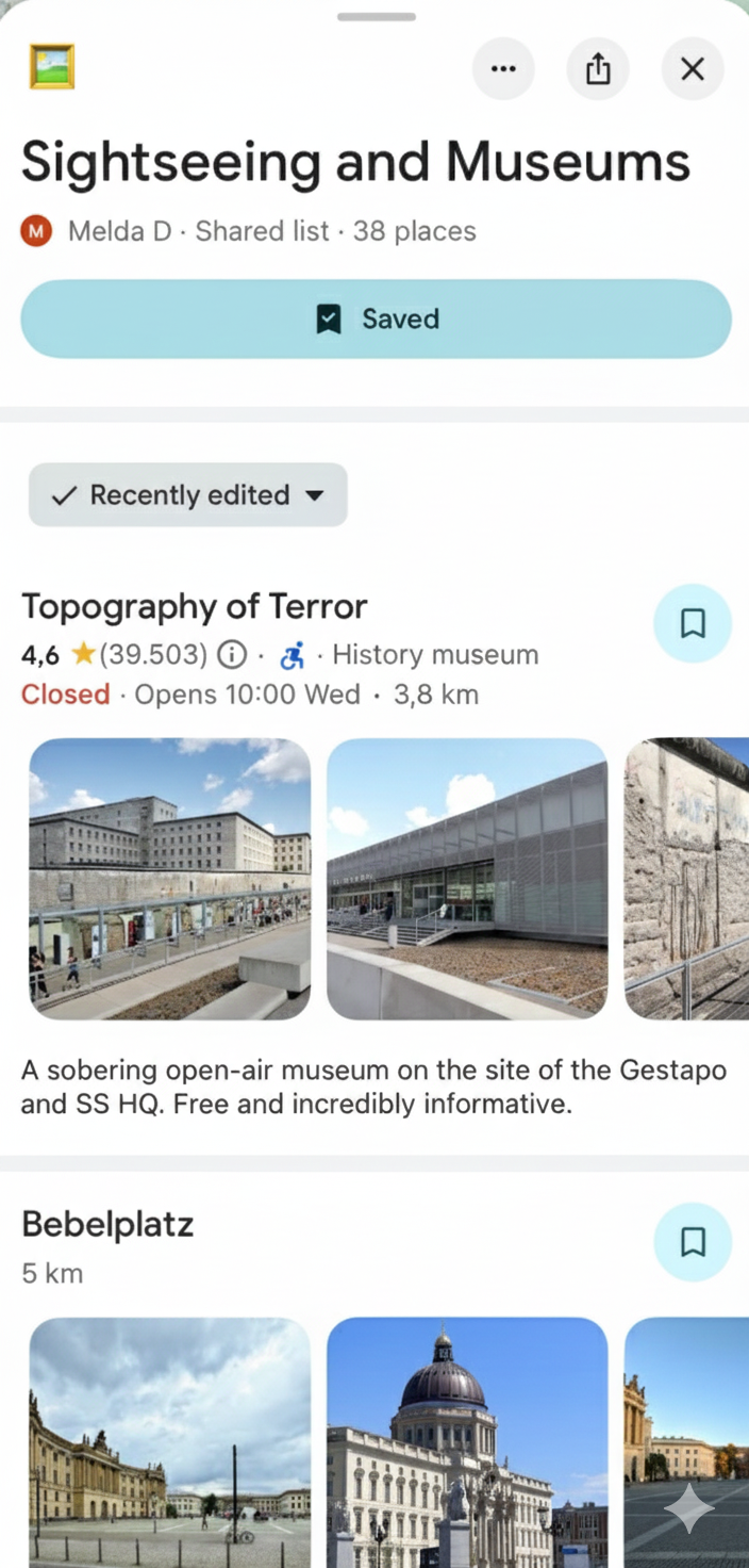 Berlin Travel Planning Google Maps Preview